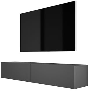 3E 3xE living.com Mobile TV sospeso, D: L: 170 cm, A: 34 cm, P: 32 cm, ANTRACITE