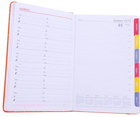 TEHAUX Stundenplanbuch Tagesplaner Unterrichtsplaner Terminkalender