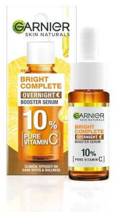 JEVR Bright Complete Night Vitamin C Serum With 10% Pure Vitamin C for Bright Skin, PM Routine Vitamin C Serum Suitable For All Skin Types, 15ml