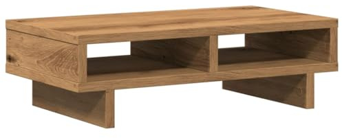 vidaXL Monitorständer Artisan-Eiche 50x27x15 cm Holzwerkstoff