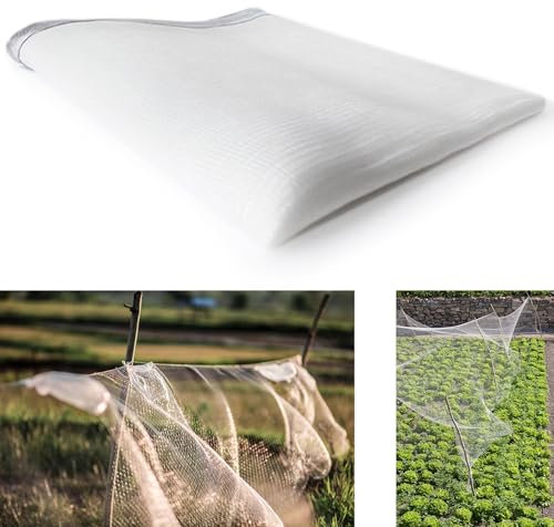 MODO AGRO Malla Anti Insectos Aves y Granizo 50g/m² Malla de protección contra Insectos Anti Granizo Anti Viento Especial Agricultura Resistente y Flexible (1.5m x 5m)