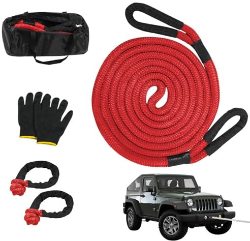 Sangles de remorquage robustes avec crochets, corde de remorquage de voiture avec manilles, sangle de remorquage robuste, corde de remorquage pour camion, sangle de remorquage pour voiture, sangle de