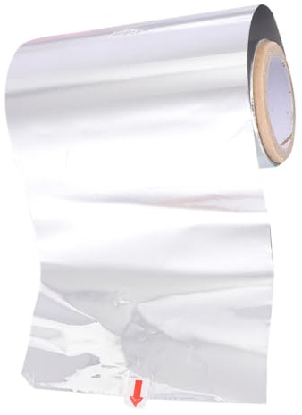 NULYLU Lámina Cabello para Resaltar Aislamiento Térmico y Fácil de Cortar, Adecuado para Peluquería y Permanente en Salón, de Papel Aluminio