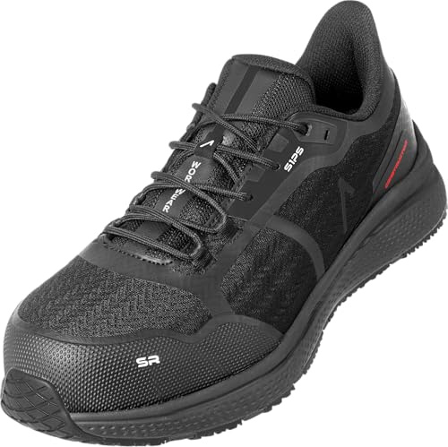 ACE Constructor S1-P Scarpe da lavoro - leggere, antiscivolo e comode - Scarpe di sicurezza per donna e uomo - Nero - 41