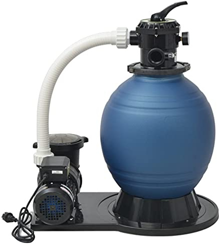 Tomostar Système de Filtre à Sable, Pompe Piscine Filtration à Sable Filtre de Piscine 1000 W 16800 l/h XL