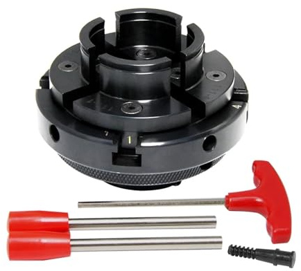 Mandrin de tour à bois de 4 pouces, 100mm, filetage auto-centrant à 4 mâchoires M33 1 pour le travail du bois(M33 x3.5mm)