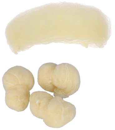 SOIMISS 100 Stück Elastisches Unsichtbares Haarnetz 50cm Goldfarben Mesh Netz Für Medizin Gastronomie Lebensmittelindustrie