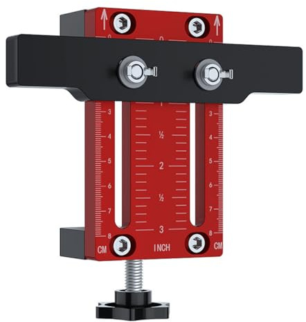Cabinet Door Installation Positioner, Aluminum Alloy Mounting Jig, Cupboard Door Hinge Positioning Tool for Kitchen, Bathroom