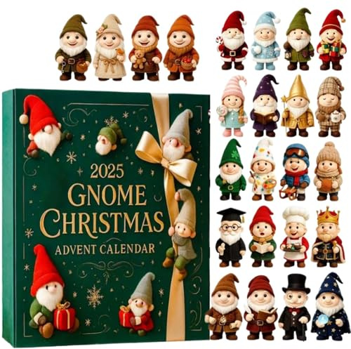 Penlimly Giocattolo Calendario 'Avvento Per Natale 2025 | Decorazione Acrilica 2D | 24 Giorni Piccoli Ciondoli Per Calendario Avvento - per Uomini Donne Ragazze Giovani Moglie Marito Figli Famiglia