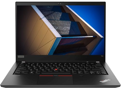 Lenovo Thinkpad T14 Computer portatile, Intel 11th Gen Processor Core i5-1145G7, 16GB RAM, 512GB SSD, HDMI, tastiera QWERTY, Windows11 Pro (ricondizionato)