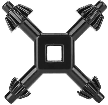 Chiave per trapano 4 in 1, chiave per mandrino elettrico, accessorio per | utensili manuali, in lega di zinco, dispositivo di serraggio e allentamento multifunzionale per utensili elettrici per offici