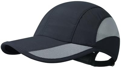GADIEMKENSD Gorra para Correr de Secado rápido para Hombre, Gorras de béisbol sin Estructura para Mujer, Sombrero de Verano UPF50+, Gorra Deportiva con Malla Transpirable