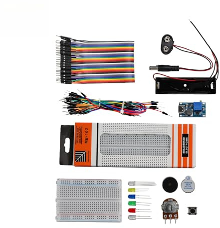 DIY Breadboard Starter Kit for Arduino, MT3608 Type-C Boost & Boards