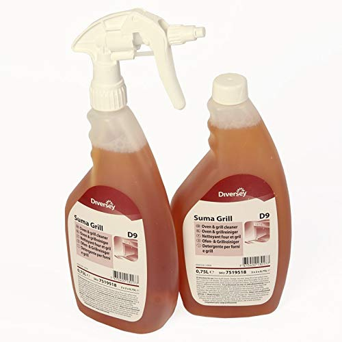 2 x SuMa Grillreiniger Ofenreiniger & BBQ Cleaner Rauchharzentferner als Kraftreiniger Gusseisen Reiniger