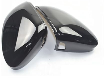Auto Spiegelkappen Schwarz Für Golf 8 Mk8 Spiegel Abdeckung Rückansicht Seiten Spiegel Kappe Gehäuse Unterstützung Lane Ändern Seite Assist Blind Spot Assist Seitenspiegelkappen