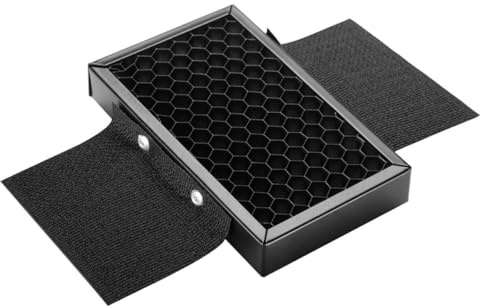Homoyoyo Tragbares Wabengitter Blitzfilter Honeycomb Lichtkontrolle Softbox Reflektor Schnellverschluss Für Kamera Aufsteckblitz Einfach Montierbar Leicht Für Studio Outdoor