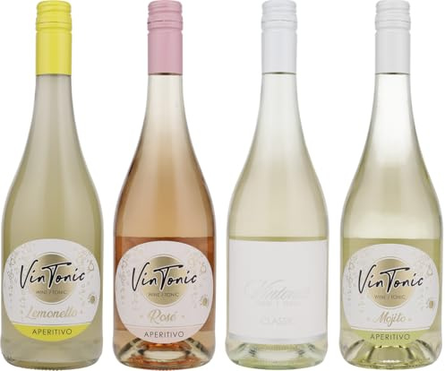 Vintonic Mischpaket Classic, Rose, Mojito & Lemoncello 4 x 0,75 Liter Classic, Rosé, Mojito & Limoncello im Set