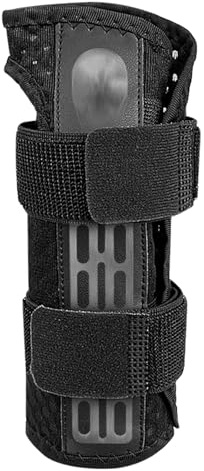 Oxtxuzdm Protector de muñeca ergonómico con marco de aluminio reforzado y tela absorbente flexible para deportes y uso diario, protectores transpirables estabilizadores