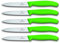 Victorinox 6.7706.L114.5 Swissclassic Lot de 5 Couteaux à légumes Vert