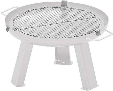 linoows Grillrost mit Halterungen für 55 cm Feuerschale, Grillroste aus Edelstahl