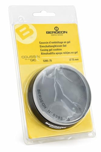 Bergeon 5395-75 Soft Gel Watch Case Gehäuse Kissen 75mm Transparent