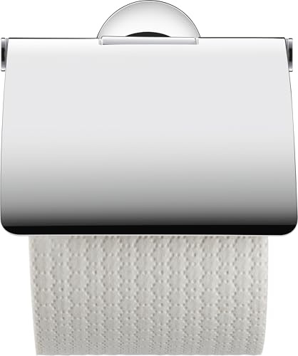 Duravit Starck T Toilettenpapierhalter Chrom - Wandmontage WC-Rollenhalter mit Chromoberfläche, 5 Jahre Garantie