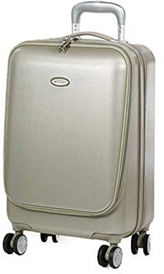 Bowatex Aktenkoffer Aktentrolley Pilotenkoffer Reisekoffer Koffer Beige 55 cm