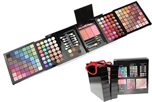 LAEMALLS 177 Colori Cosmetico Ombretti Palette Shimmer Matte Ombretto e glitter Makeup palette Kit con Sopracciglio Cipria, Blush e Polvere - Perfetto per l'uso quotidiano e professionale#2