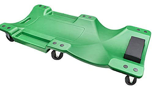 ARCH 40inch Garage Mechanic Rollbrett Werkstatt, Ergonomischer Deck, Werkstatthocker Rollen Für Auto-Reparatur Und Wartung Mit Beidseitigem Werkzeug Slot-Design Und 6 Universal-Räder