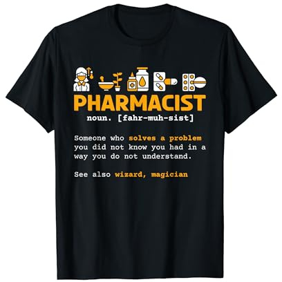 Farmacista Definizione per un farmacista, chimico o drogato Maglietta