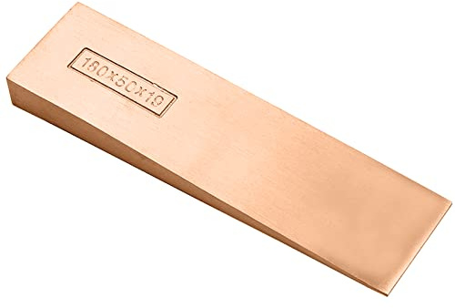 WEDO Cuneo a Flangia,Flange Raccordi di Fissaggio,6x13x80mm,berillio rame,Cuneo Flangia Non Scintillante,non magnetico,standard DIN,Certificato BAM e FM