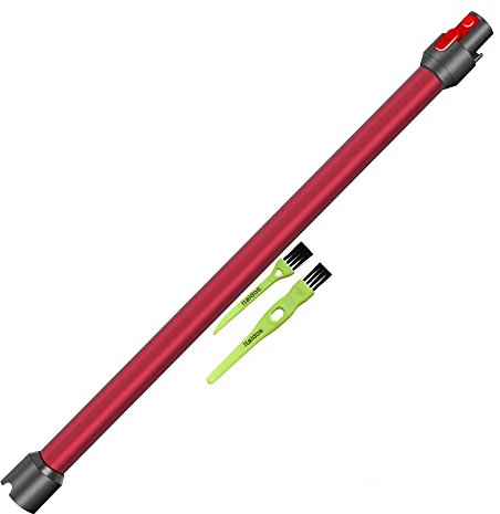 Italdos Verlängerungsrohr Teleskoprohr Rohr Kompatibel für Dyson V7 V8 V10 V11 V15 Länge 73 cm Schnellverschluss Anschluss - Rot