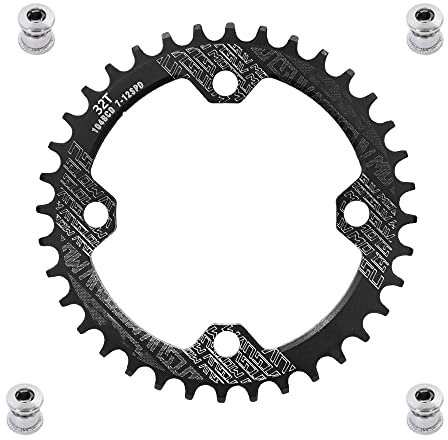 BDHI 1pc Chainring 104BCD 32T Narrow Wide Single Chain Ring for Road Bikes Mountain Bikes BMX MTB Bike(Y111-1)