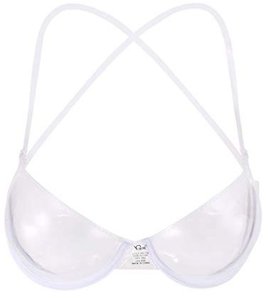 Reggiseno Trasparente Biancheria Intima Trasparente Cinturino Disponibile Bra Bra plastica Interna