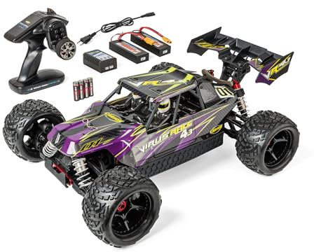 Carson 500409086 - 1:8 Virus Race 4.3 4S bl. 100% RTR lila - Neu