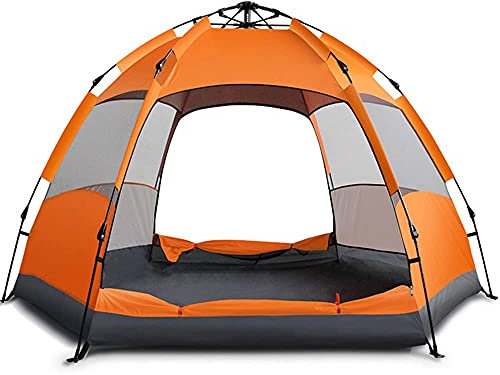 Kuppelzelt, Überdachung für Camping, automatische wasserdichte Zelte, Überdachung für 5–8 Personen, einfach aufzustellen und zu verpacken, für Sport und Outdoor, Pop-Up-Zelt Safehappy