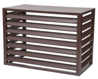 Deflector de aire acondicionado para ventana, reducción de ruido, cubierta de lluvia, uso interior y exterior, cubierta de unidad exterior, compatible con mini split