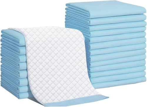 200 Stück einweg Dog wickelunterlage, 45 × 33cm Trainingsunterlagen für Haustiere und Welpen, PIPI Unterlagen für Hunde, super saugfähig und auslaufsicher