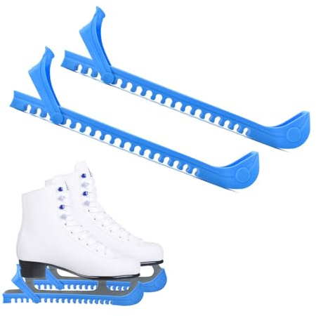 FVFVAHO Schlittschuhschoner für Eishockey-Schlittschuhe, Eiskunstlauf-Schutz, verstellbare Schlittschuh-Schutz, Eishockey-Zubehör für Kinder und Erwachsene, Eiskunstlauf