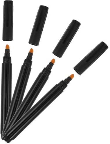GETAJGHSD 4pcs Eccentric Knife Head Banknote Tester Money Checking Pen Detector Pen Water-Based Ink for Currency Checker Use