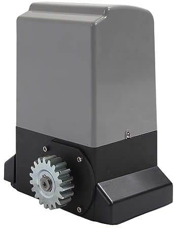 Garosa Ouvre-porte Coulissant Intelligent MD750 750W 3600LB Moteur de Portail Coulissant électrique avec 2 Télécommandes et Capteurs Photo-yeux pour Portails Robustes jusqu'à 40 Pieds (220V)