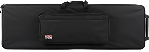 Gator Cases Leichtgewichtige Keyboardtasche mit Rollen für 88-Tasten Keyboards und elektrische Klaviere (GK-88)