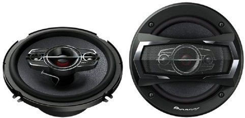 Pioneer TS-A1685R Ovale 4-voies 350W enceinte de voiture - Enceintes de voiture (4-voies, 350 W, 60 W, 4 Ohm, 91 dB, 34 - 30000 Hz)