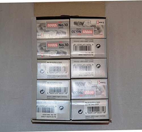 Heftklammern Sparset 20 Pack a 1000 Stück von Novus Nr.10