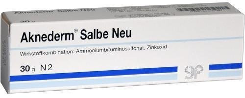 AKNEDERM SALBE NEU 30g Salbe PZN:4889186 by gepepharm GmbH