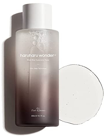 Wonder Black Reis Hyaluron Toner 10,1 fl oz (300 ml), Panax Ginseng-Liposomen mit Saponin, fermentierter Reisextrakt, feuchtigkeitsspendend, nährt die Hautzellen