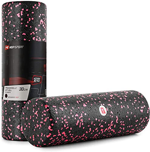Hop-Sport Faszienrolle für effektive Selbstmassage & Muskelregeneration, ideal für Anfänger und Rehabilitation, aus langlebigem, wasserdichtem Material, leicht zu reinigen, 30 cm, mittlerer Härtegrad