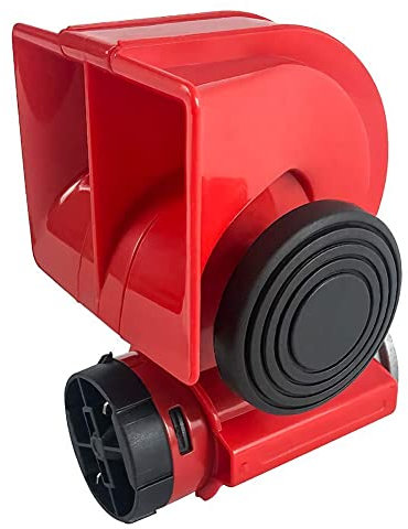 QWORK® 12V Snail Horn, 150db Super Loud Car Air Horn with Automotive Relay Electric Horn, for Truck Car Motorcycle