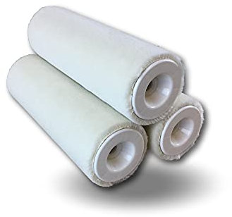 Manchon velours laqueur | Recharge à l'unité | Pour monture à vis | Axe Ø 8 mm | Largeur 180 mm | Qualité Pro | Murs sols plafonds | Peintures vernis | Aspect tendu lisse | Kibros IB422_180