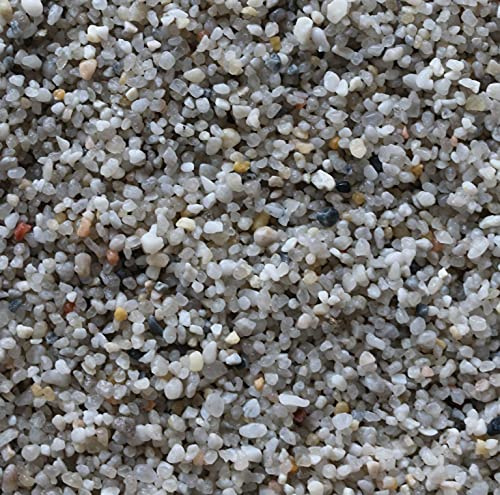 Natürlicher Sand, Aquasierbar, in Beutel, 2 mm-4 mm, 9 l, Weiß S2